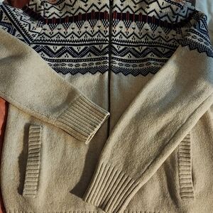 GAP ZIPUP HOODED SWEATER JACKET